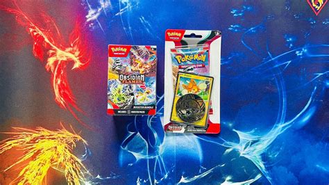 Obsidian Flames Booster Bundle And Pawmi Checklane Blister Pokemon Asmr