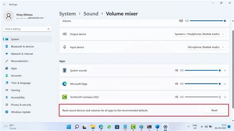 How To Reset Sound Devices And App Volumes Preferences In Windows 11