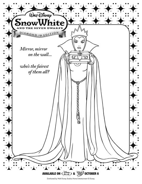 Snow White And The Seven Dwarfs Activity Sheets