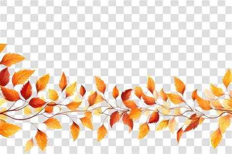 Png Autumn Leaves Backgrounds Pattern Autumn Premium Ai Generated Psd