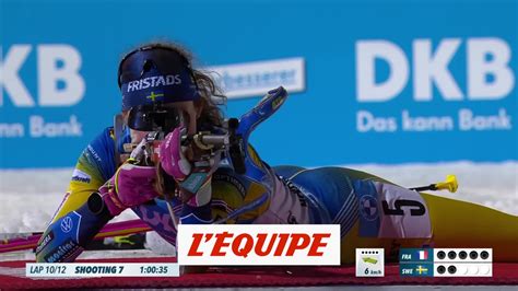 Le résumé du relais femmes de Kontiolahti Biathlon CM Vidéo