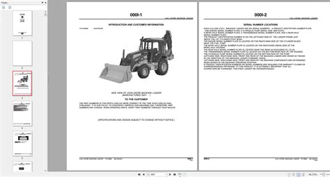 John Deere Backhoe Loaders 410j 410tmc Parts Catalog En Auto Repair