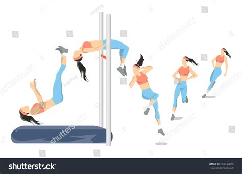 High Jump Illustration Stock Vector (Royalty Free) 683349088 | Shutterstock