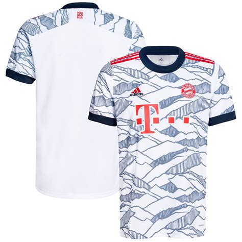 Mens Adidas White Bayern Munich 202122 Third Replica Jersey