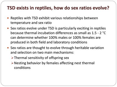 Environmental Control Sex Determination Ppt