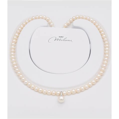 Collana Di Perle Miluna Girocolli Filo Di Perle Miluna Prezzi Sconti