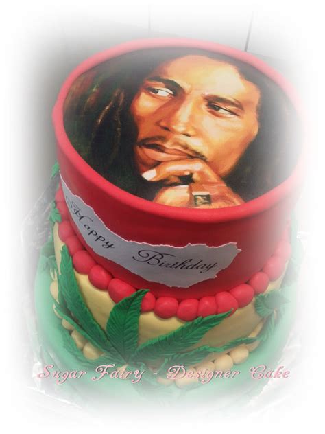 One Love Bob Marley Birthday Cake … Bob Marley Cakes Bob Marley