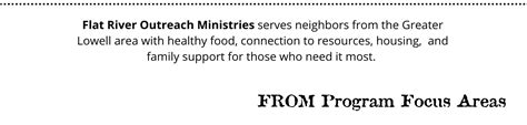 Services Flat River Outreach Ministries