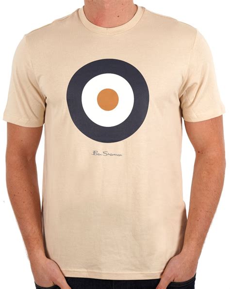 Ben Sherman Signature Target T Shirt Cream S Casual Classics