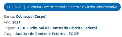 Discursiva Tcdf Cebraspe Como Ser A Prova Discursiva Do