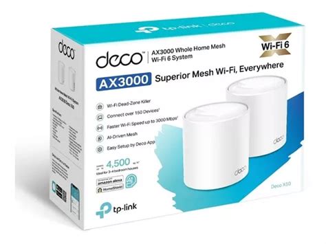 Sistema Wi Fi Mesh Tp Link Deco X V Blanco V V Cuotas Sin