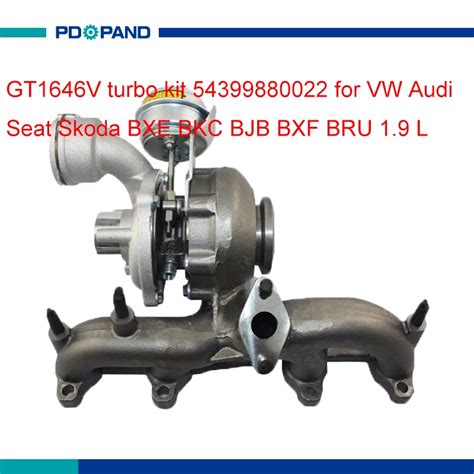 Gt1646v Engine Turbo Charger Kit 5439 988 0022 For Vw Audi Seat Skoda