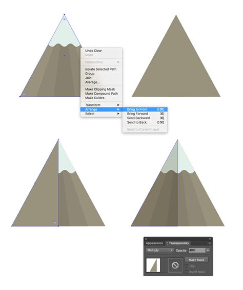 How to Create a Mountain Landscape in Flat Style in Adobe Illustrator