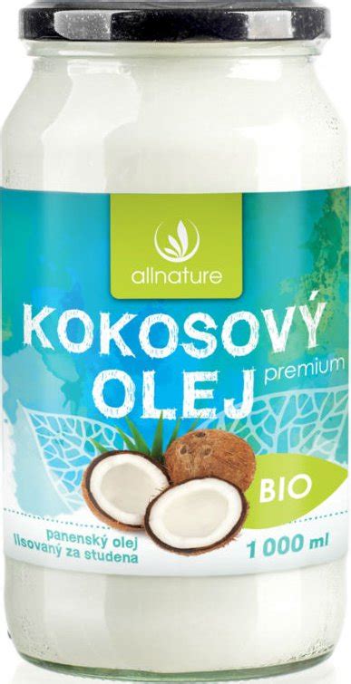 Allnature Kokosov Panensk Olej Bio L Od K Zbozi Cz