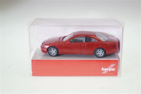 1 87 Herpa 022880 MB Cl Coupe Dkl Rot Neu Gearontologist