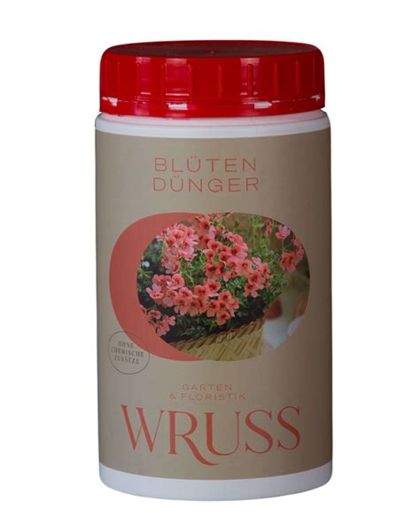 Blütendünger Garten und Floristik Wruss Blumen Gärtnerei