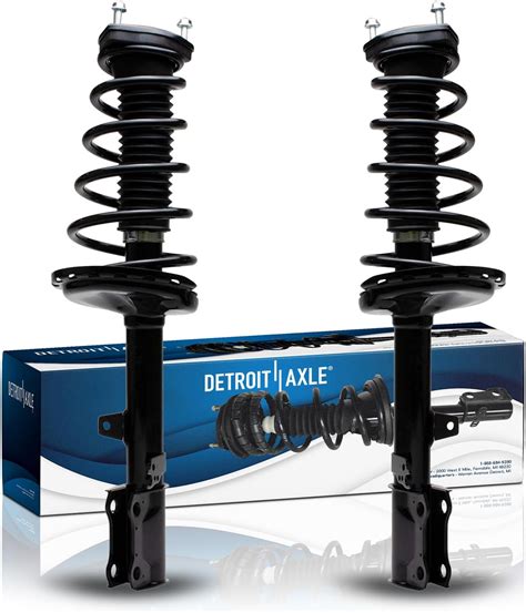 Detroit Axle Fwd Rear 2pc Struts For 08 13 Toyota