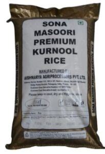 Sona Masoori Kurnool Premium Rice Kg Bag Urbangroc