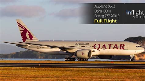 World S Longest Flight Full Flight Qatar Airways Auckland To Doha