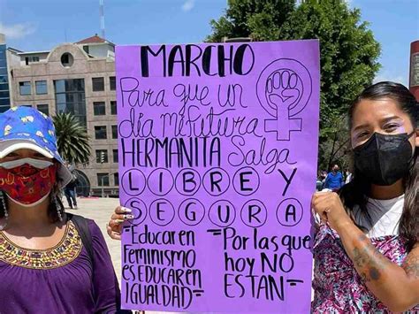 Marcha Por El 8m 2022 En Cdmx Recuento Familias