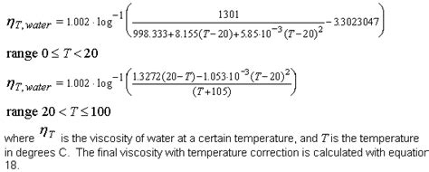 Calculating Viscosity Sednterp