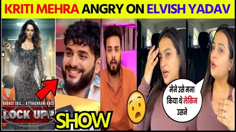 Fukra Insaan To Host Lock Upp Show Kirti Mehra Reply On After Elvish