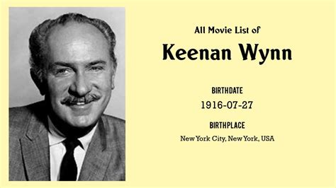 Keenan Wynn Movies List Keenan Wynn Filmography Of Keenan Wynn YouTube