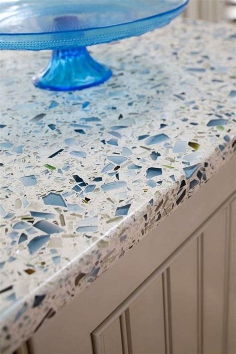 Most Beautiful Diy Glitter Countertop Ideas 37 Glass Countertops Beach