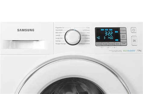 Lave Linge Hublot Samsung Wf F E W W Eco Bubble Wf F E W W