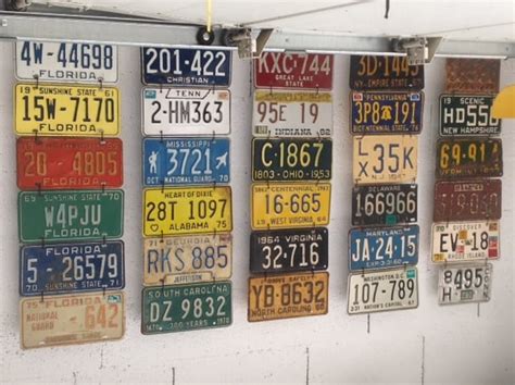 All 50 Us State License Plates In France Great American Plates