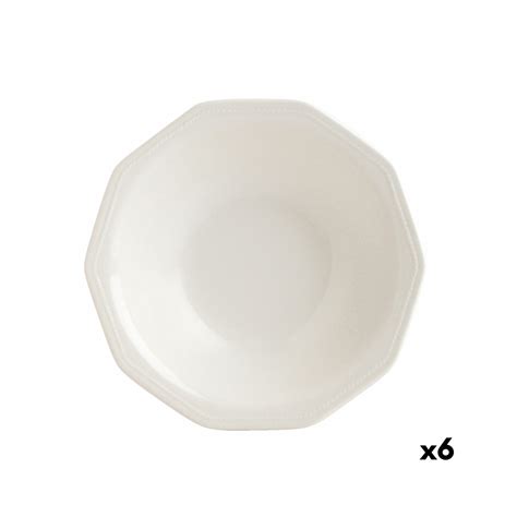 Assiette Creuse Churchill Artic Céramique Blanc Vaisselle 6 Unités ø