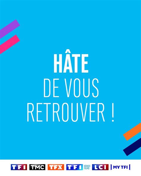 TF1 on Twitter À partir de lundi nous serons de retour au sein des