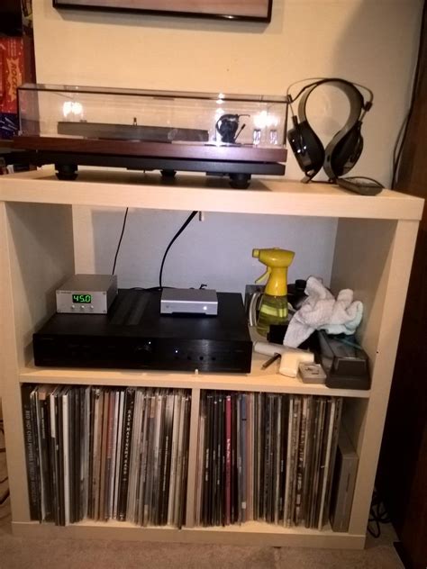 Finally Got My Turntable Setup on Ikea Kallax and Love It! : r/vinyl