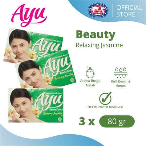 Jual Ayu Beauty Soap Gr Banded Pcs Sabun Mandi Relaxing Jasmine