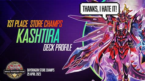 First Place Kashtira Deck Profile Yu Gi Oh Store Championship 2023