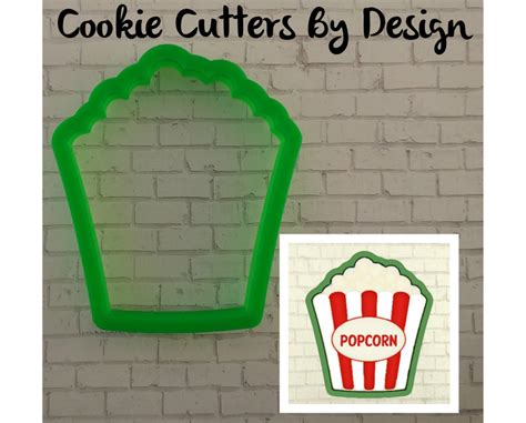 Popcorn Cookie Cutter Movie Cookie Cutter Carnival Cookie Cutter