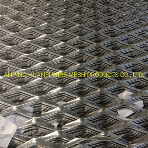 Aluminum Decorative Expanded Metal Mesh For Exterior Building Facades