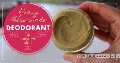 Easy Homemade Deodorant For Sensitive Skin Homemade Mommy