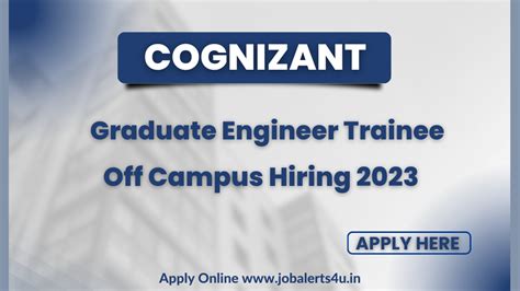 Cognizant Recruitment Engineer Trainee Role