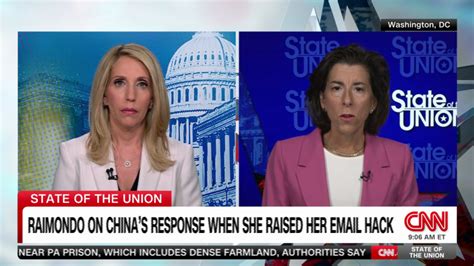 Raimondo I Was ‘clear Direct And Firm With China On Email Hack Cnn