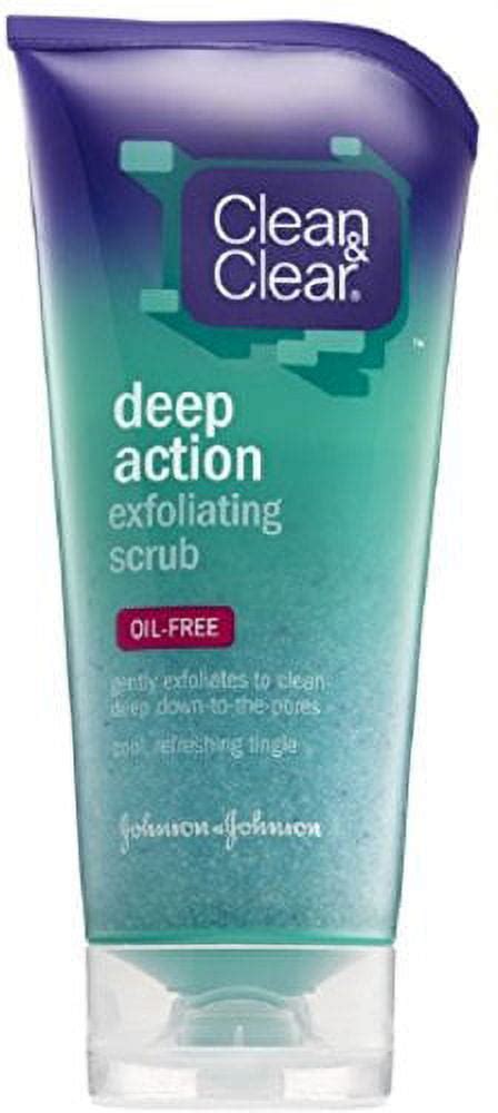 Clean And Clear Deep Action Exfoliating Scrub Oil Free Pack Of 6