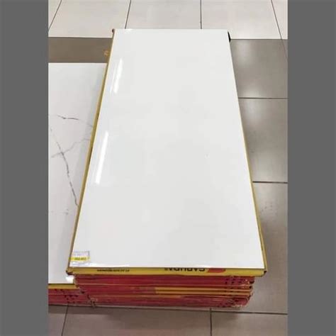 Jual Granit 60x120 Garuda Pure White GS129P001 Glazed Glossy Putih Plos