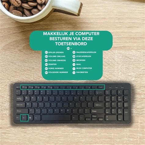 Draadloos Toetsenbord Met Muis Set Soft Touch Toetsen Qwerty Bol