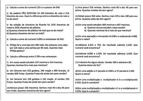 Situações Problemas De Multiplicação 4 Ano Edulearn🌩 Descubra Todos