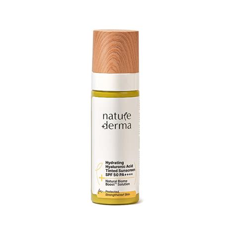 Buy Nature Derma Hydrating Hyaluronic Acid Tinted Sunscreen Spf 50 Pa