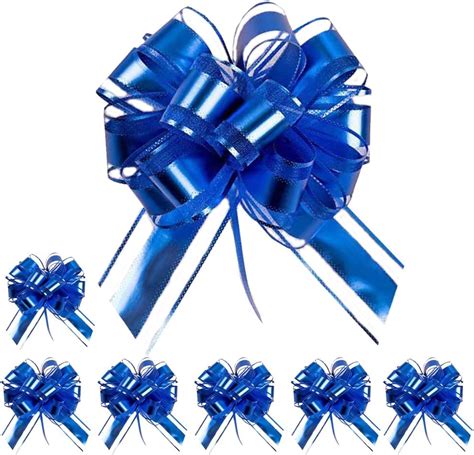 Amazon HQJAXJ 6 Pieces Bows For Gift Wrapping Pull Bow Ribbon Pull