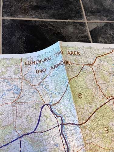 Post WW2 British Army Soltau Lüneburg Training Area SLTA Nato Map