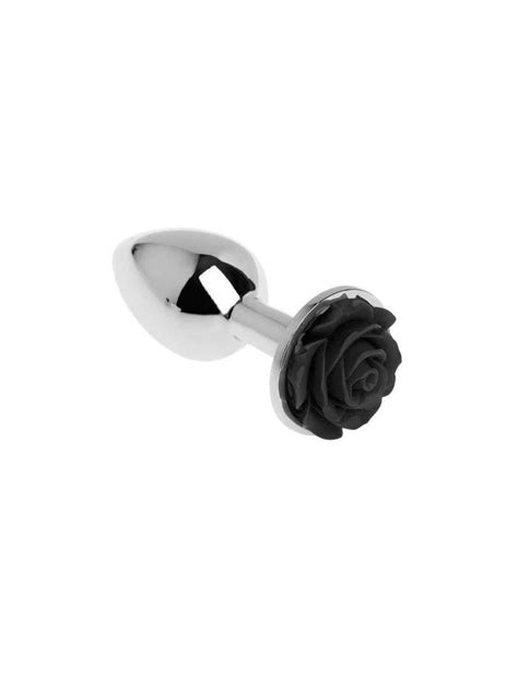 Plug Anal Bijou Fleur Noire Achetez Rosebud Bijou Anal Pas Cher