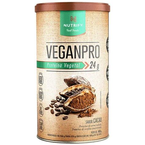 Suplemento em Pó Proteina Vegana Isolado Concentrado Vitamina B12 Vegan