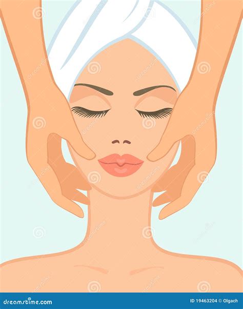 Spa Stock Vector Illustration Of Girl Care Face Clean 19463204